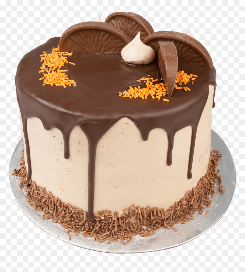 Deserts Delivered-18 - Chocolate Orange Cake Png, Transparent Png - chocolate dripping png