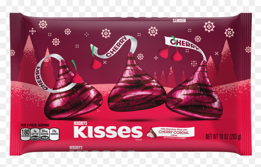 Product Image - Cherry Hershey Kisses, HD Png Download - hershey kisses png