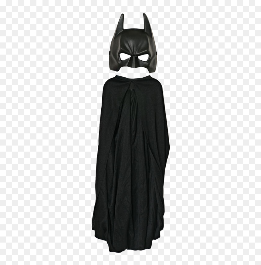 Batman Costume Cape Child Mask - Batman Costume Png, Transparent Png - batman cape png