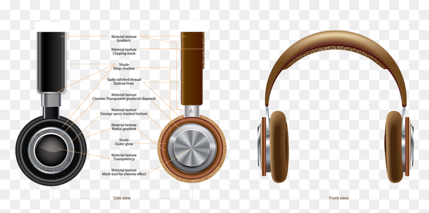 Headphones, HD Png Download - grunge filter png