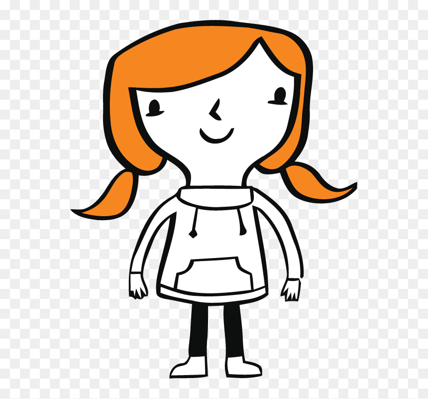 Cartoon Pigtails Clipart Best - Food Bank, HD Png Download - pigtails png