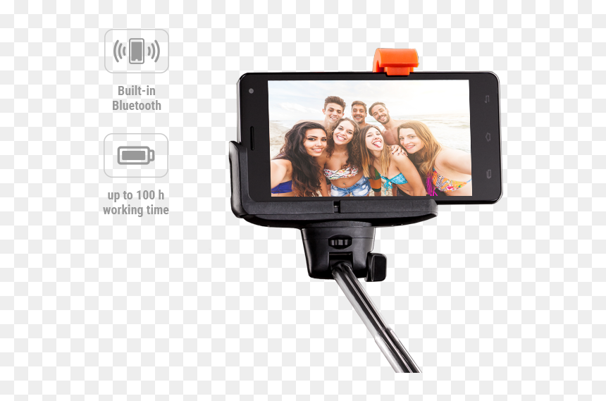 Selfie Stick B1 With Ico2 - Iphone, HD Png Download - selfie stick png