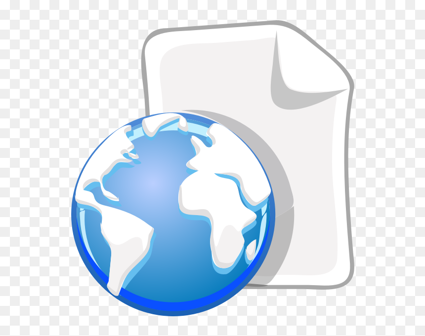 World Wide Document Icon Vector Graphics - World Wide Web De Tim Berners, HD Png Download - earth png icon