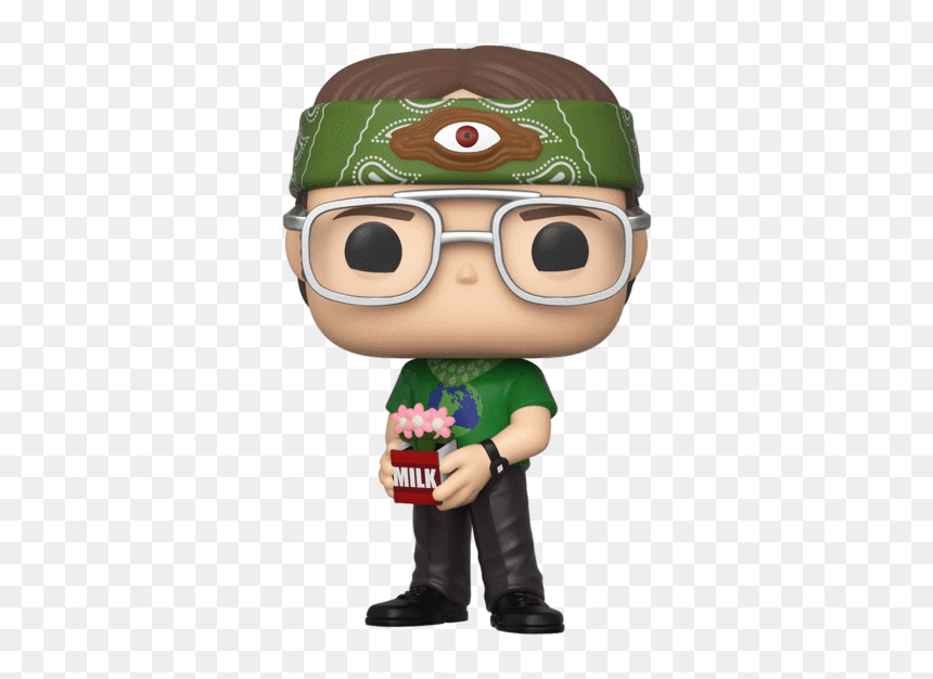 Dwight Schrute Recyclops Funko Pop, HD Png Download - dwight schrute png