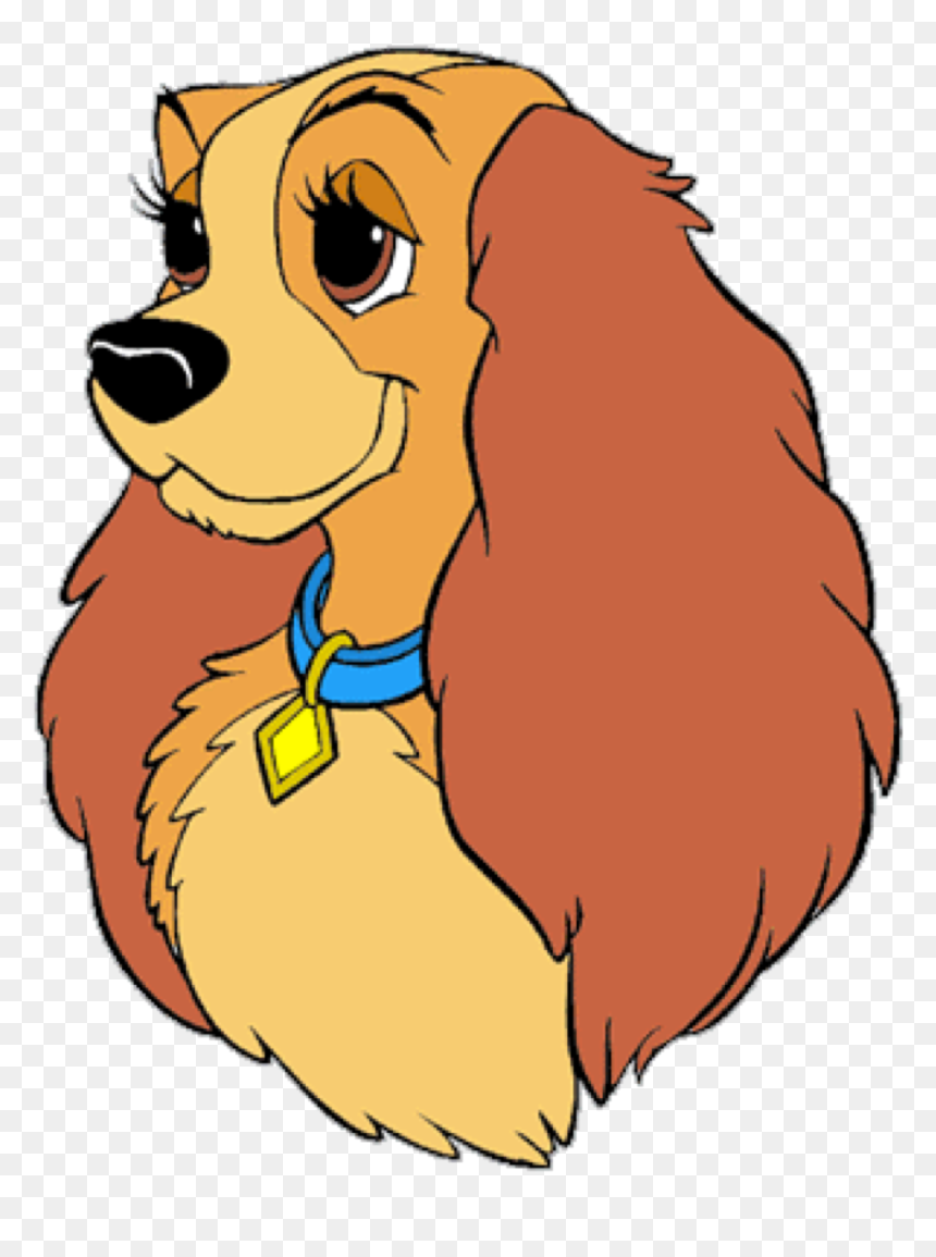 Disney"s Lady And The Tramp Achtergrond Entitled Clip - Dama Disney, HD Png Download - lady and the tramp png