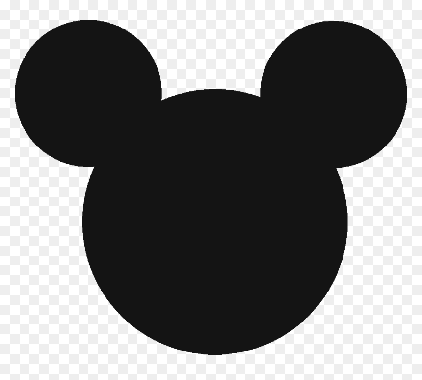Minnie Mouse Mickey Mouse Drawing Color - Mickey Mouse Silhouette Png, Transparent Png - mickey face png