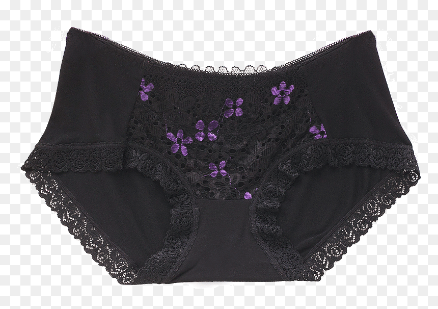 Underwear Lady Modal Lace Trim Fabric Transparent Low - Underpants, HD Png Download - lace trim png