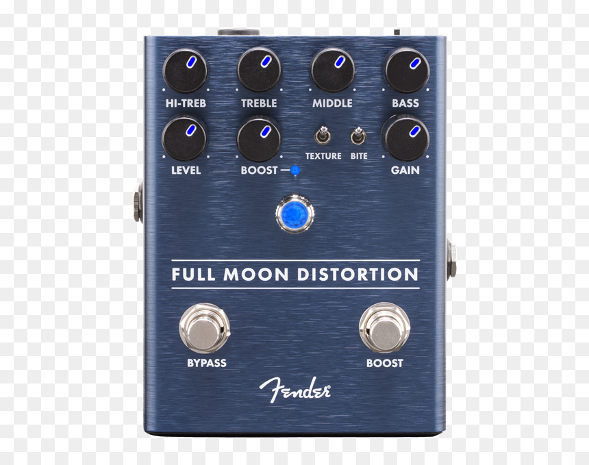 Fender Full Moon Distortion Pedal, HD Png Download - moon texture png