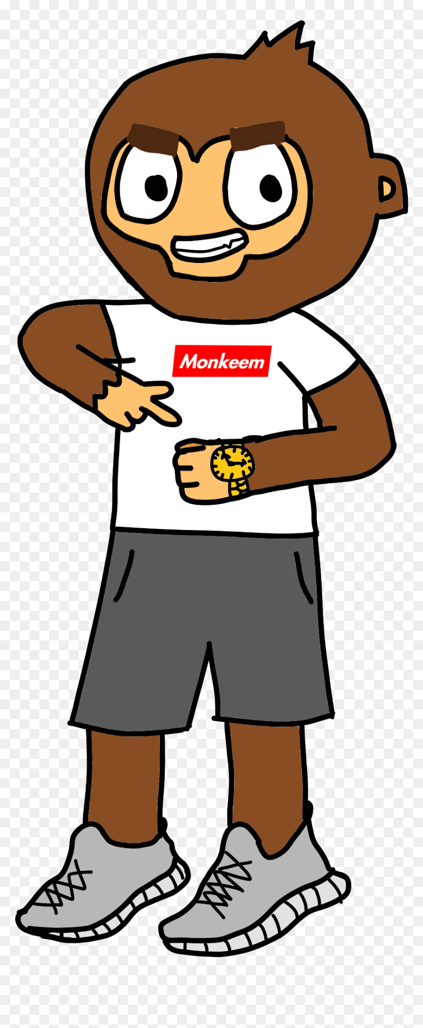 Cartoon, HD Png Download - flexing arm png