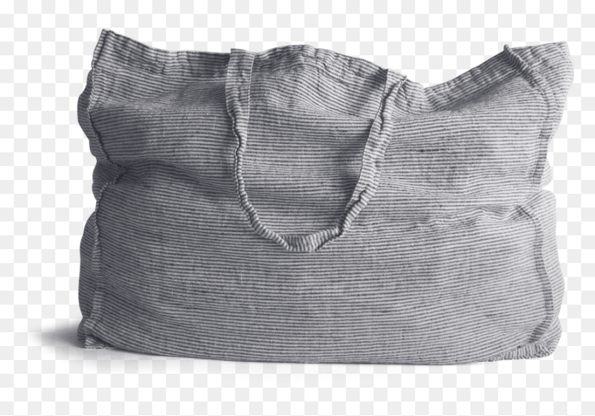Linge Particulier - Bag - Medium - Black/white Stripe - Tote Bag, HD Png Download - white stripe png