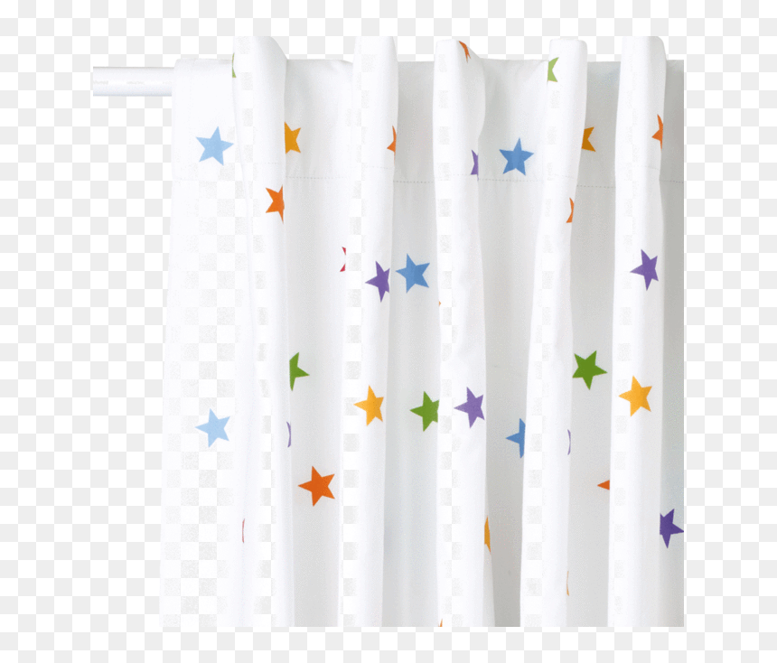 Children"s Blackout Curtains - Star Design Wall Decor, HD Png Download - black curtains png