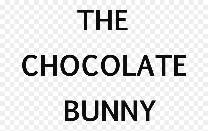 Black-and-white, HD Png Download - chocolate bunny png