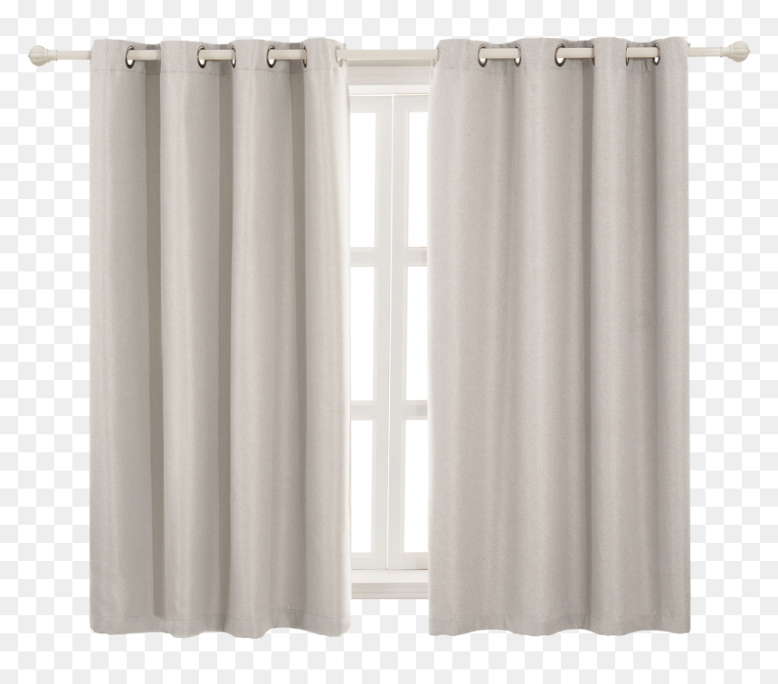 Vorhänge Blickdicht Beige, HD Png Download - black curtains png