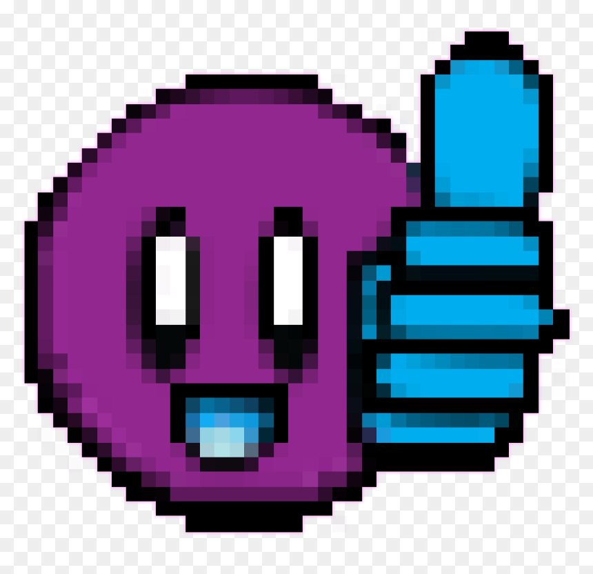 1 Up Thumbs1000px - Planet Pixel Art Png, Transparent Png - thumbs up .png
