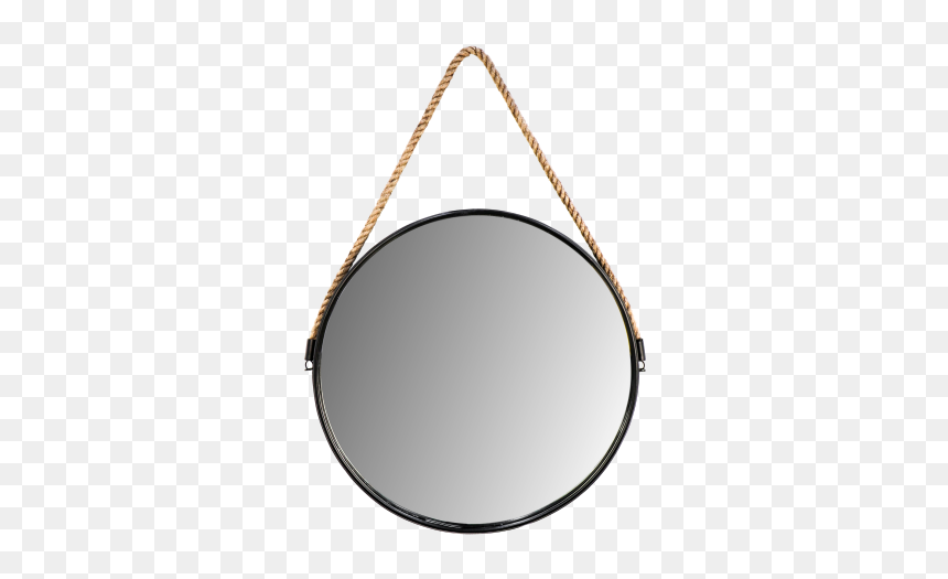 Miroir Rond Png, Transparent Png - gold mirror png