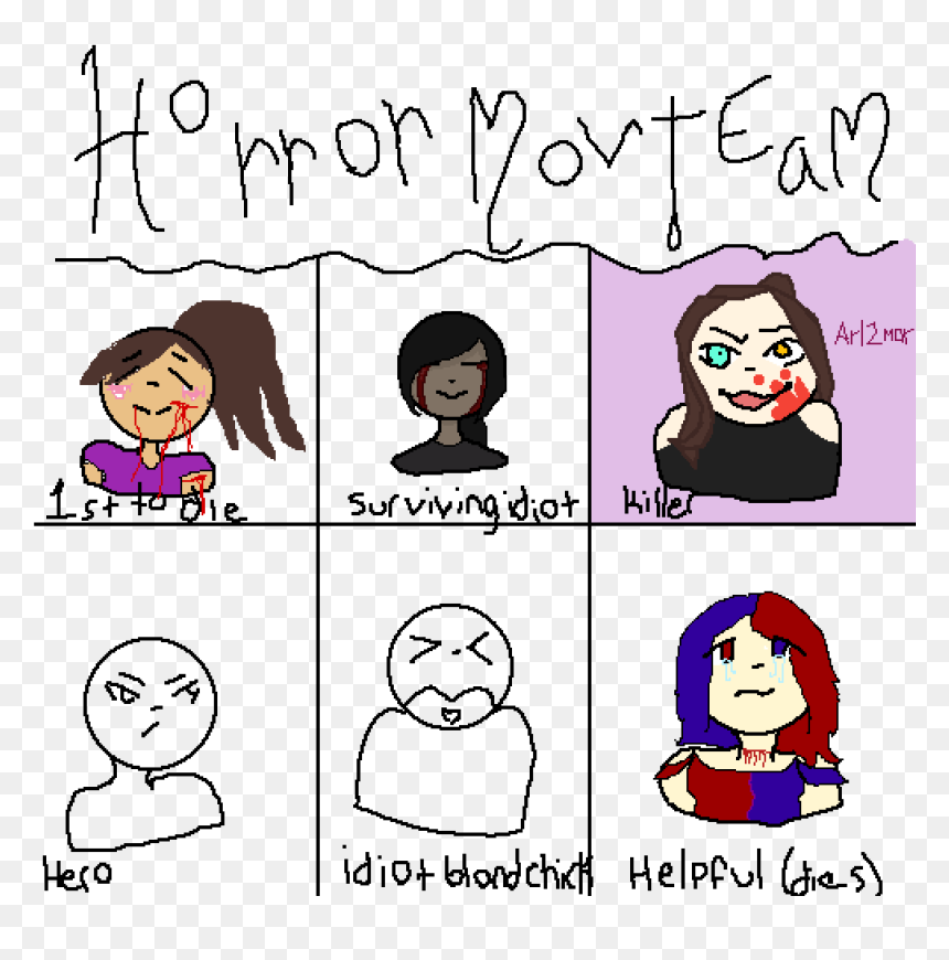 Horror, HD Png Download - horror face png