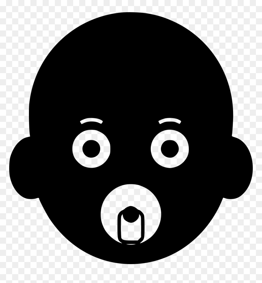 Baby Vector Newborn Symbol - White Baby Icon Png Vector, Transparent Png - baby vector png
