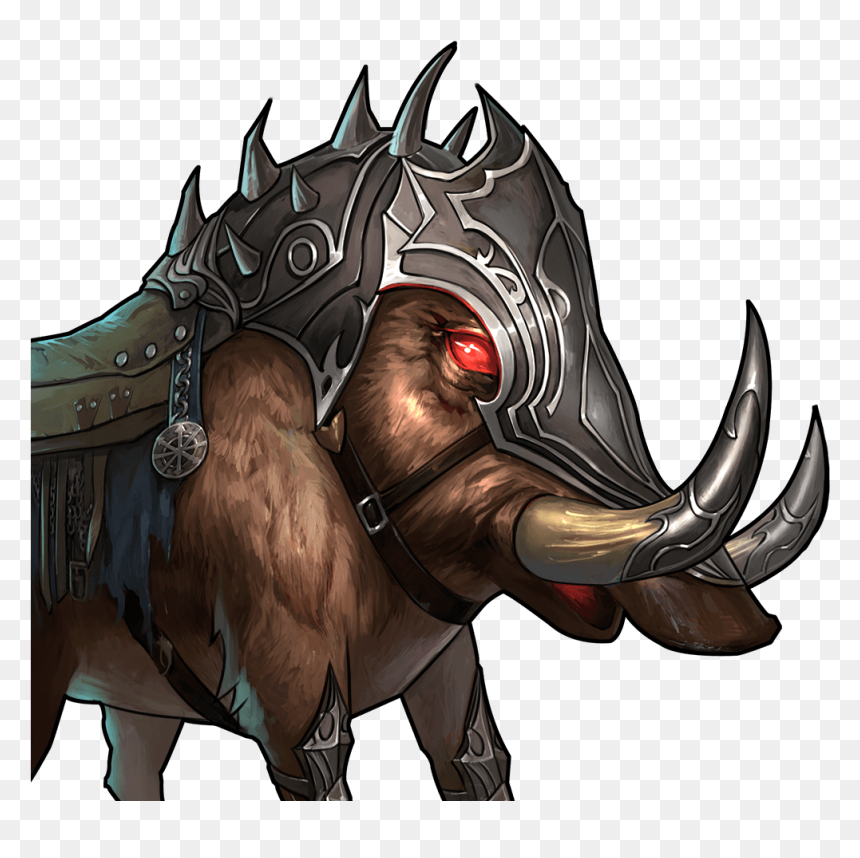 Gems Of War Wikia - Armored Boar, HD Png Download - boar png