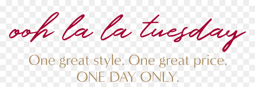 Ooh La La Tuesday - Calligraphy, HD Png Download - lace trim png