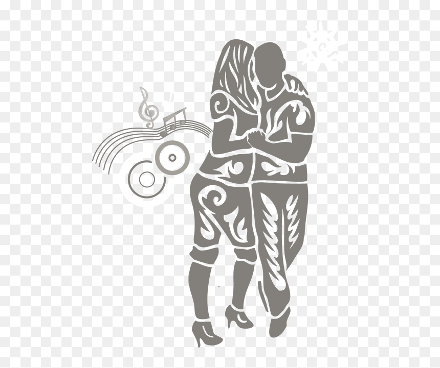 Emile And Veronika Tribal Logo With Sun And Music Notation - Music Notes, HD Png Download - tribal sun png