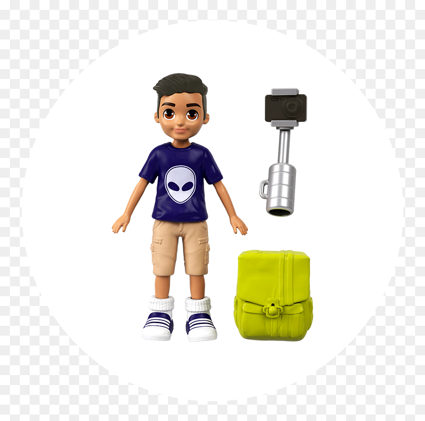 Make Polly Pocket Doll, HD Png Download - selfie stick png