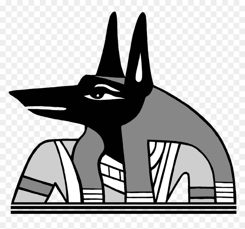 Monochrome Photography Cartoon Dog - Black Jackal, HD Png Download - jackal png