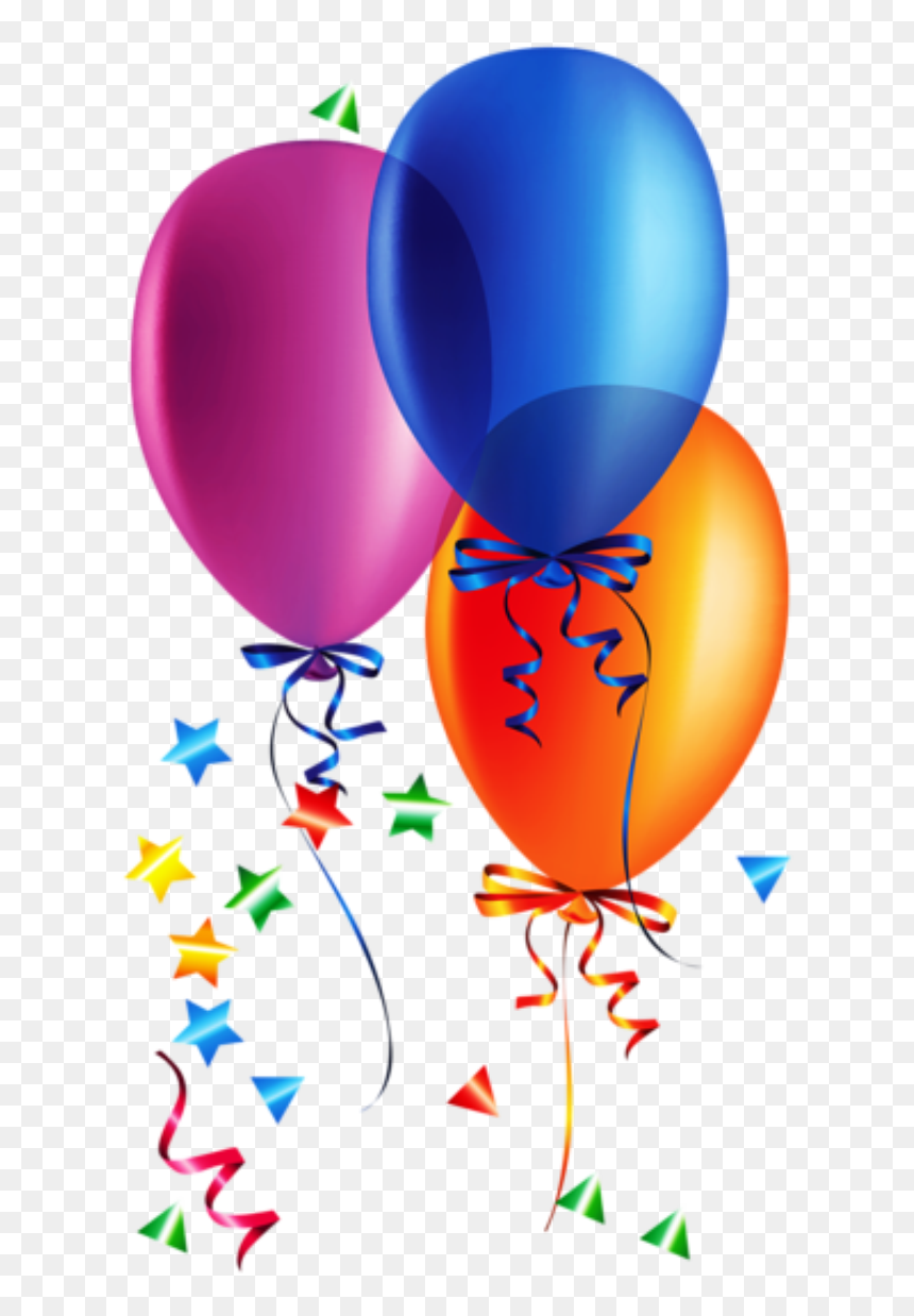 Happy Birthday Balloon Png, Transparent Png - baloes png
