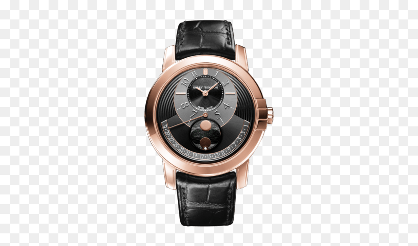 Harry Winston Midnight Moon Phase Automatic 42 Mm - Harry Winston Midamp42rr002, HD Png Download - moon texture png