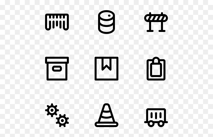 Iconos De Comunicación Y Transportes, HD Png Download - manufacturing icon png