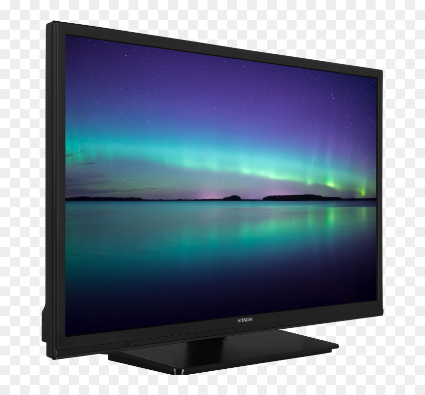 Led-backlit Lcd Display, HD Png Download - televisor png