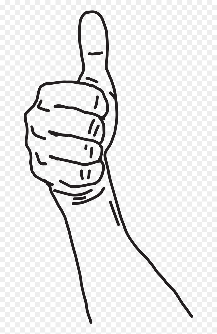 Thumbsup2-01 - Sketch, HD Png Download - thumbs up .png