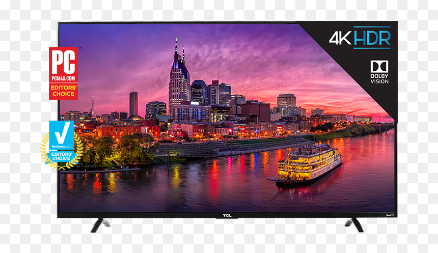 Tcl - Tcl 55p65usi, HD Png Download - televisor png