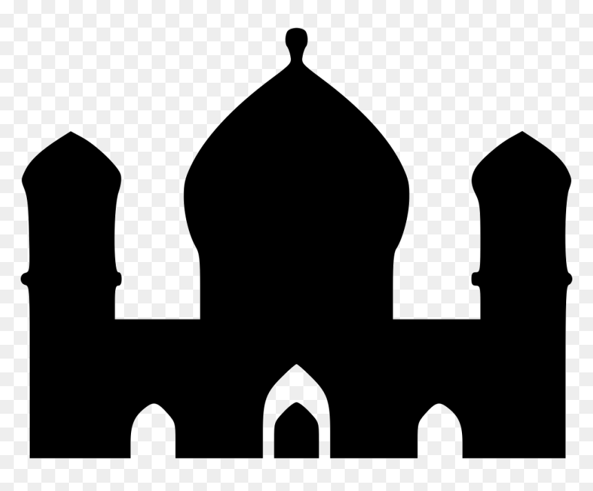 Mosque - Silhouette Icon Masjid Png, Transparent Png - worship silhouette png