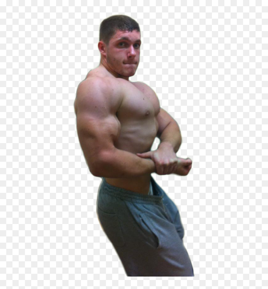 Barechested, HD Png Download - flexing arm png