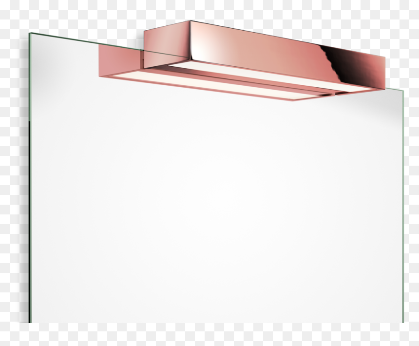Clip-on Light For Mirror - Construction Paper, HD Png Download - gold mirror png
