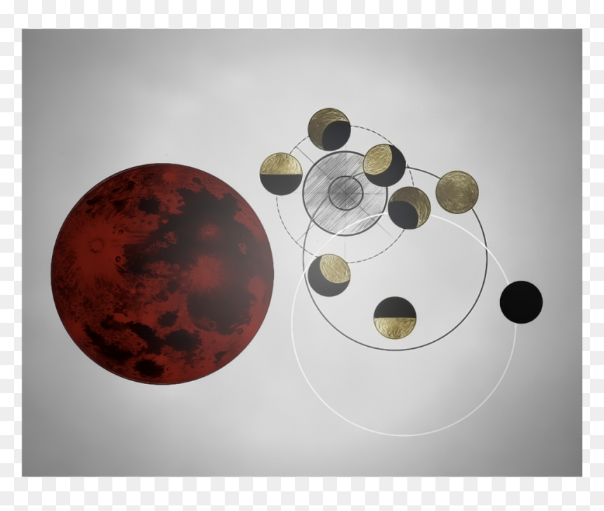 Circle, HD Png Download - moon texture png