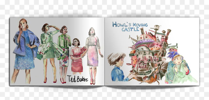 Illustration, HD Png Download - howl's moving castle png
