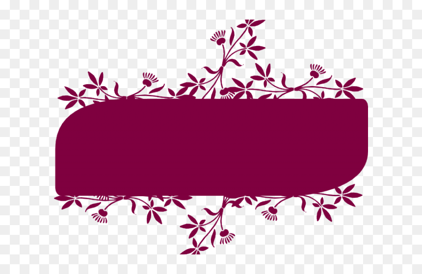 Floral Banner Vector Png , Png Download - Floral Banner Vector Png, Transparent Png - floral banner png