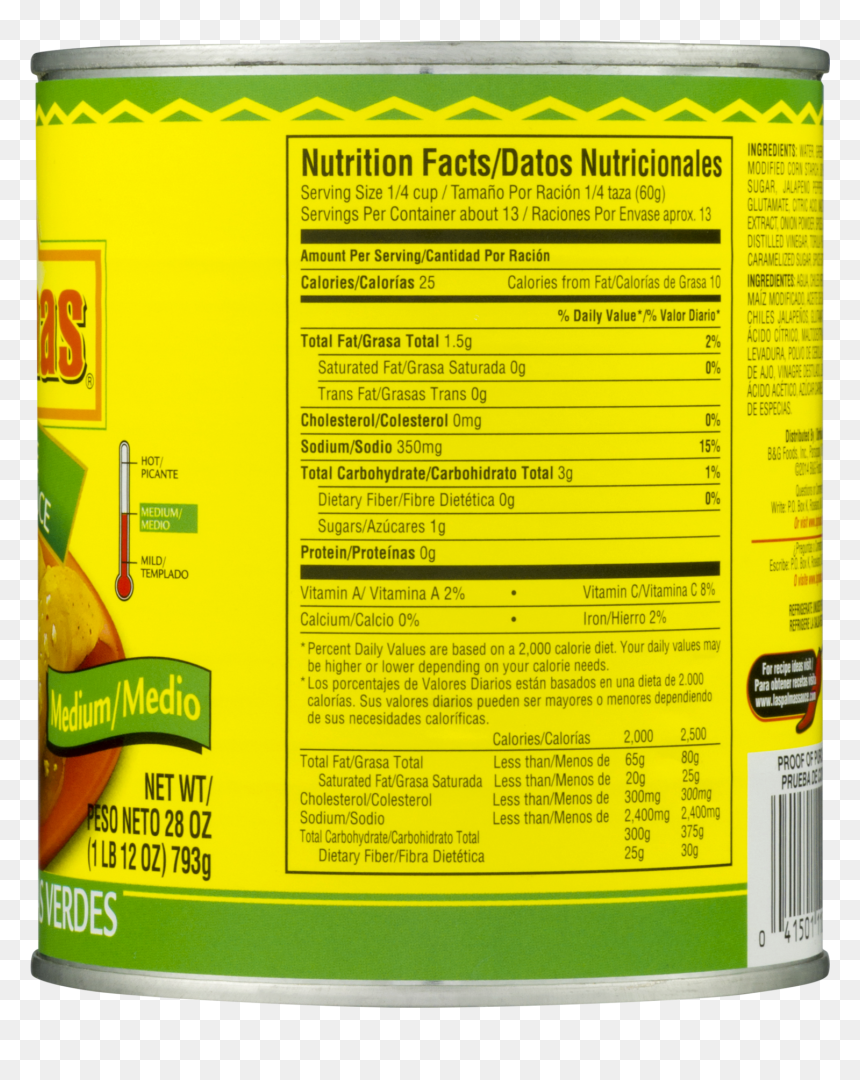 Las Palmas Enchilada Chile Green Medium Sauce 28 Oz - Packaging And Labeling, HD Png Download - palmas png