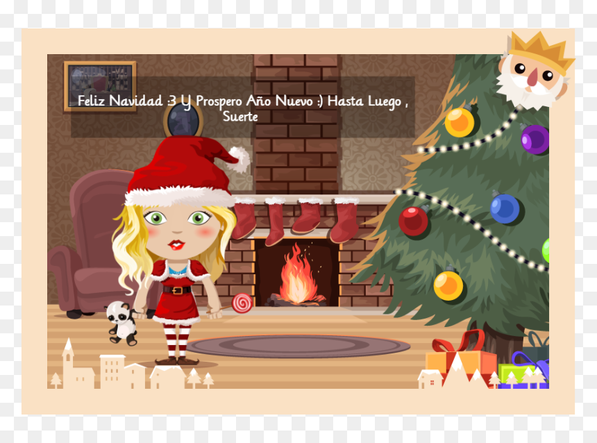 Cartoon, HD Png Download - feliz navidad y prospero año nuevo png
