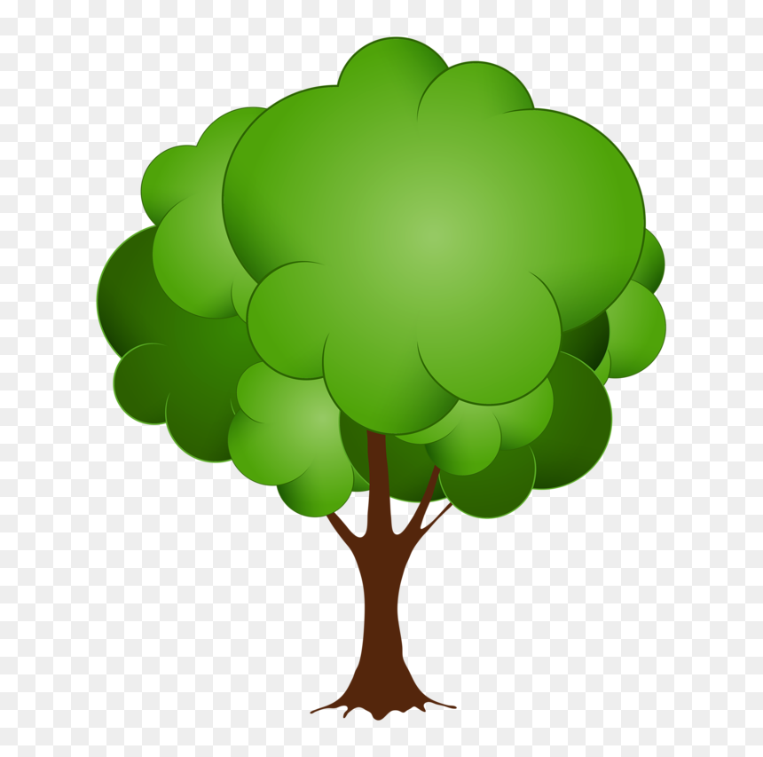 Transparent Trees Png - Green Tree Clip Art, Png Download - tree art png