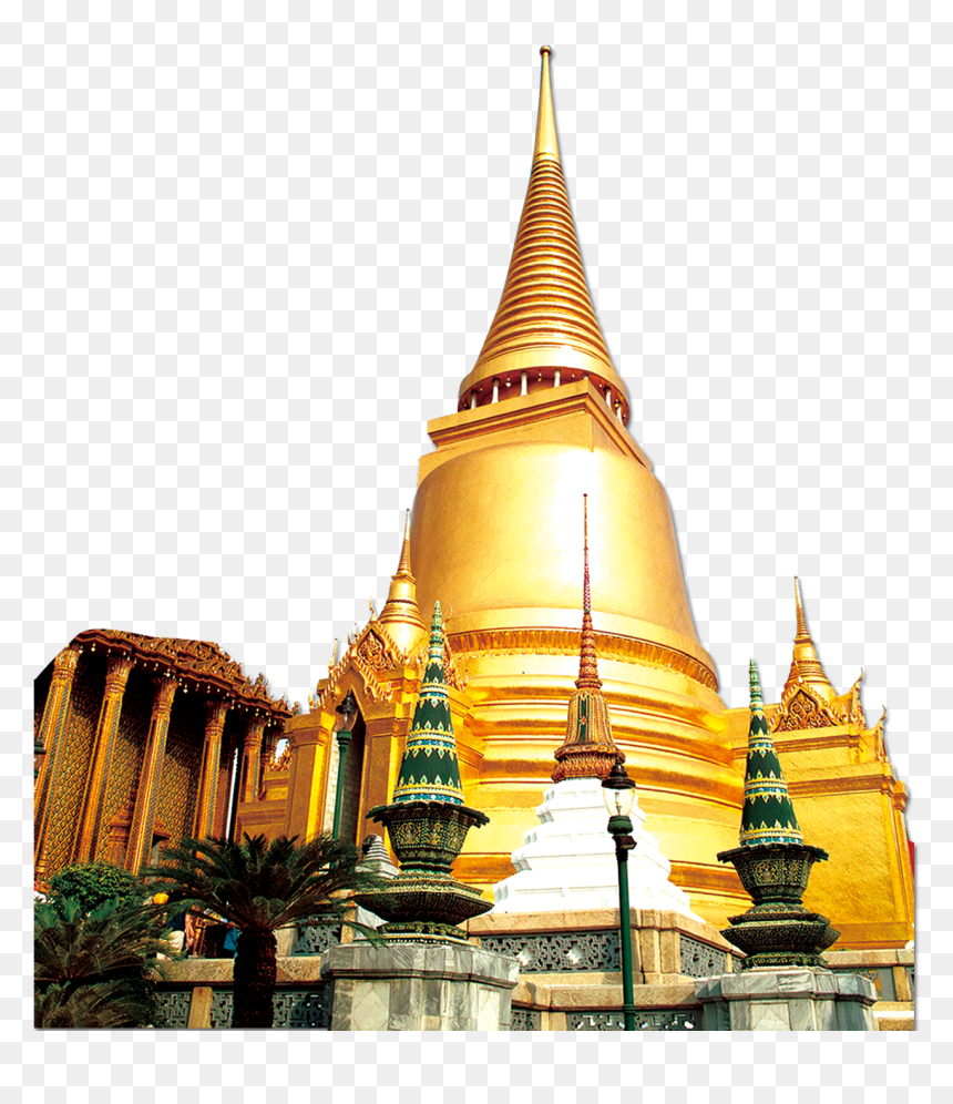 Thailand Png Pic - Wat Phra Kaew, Transparent Png - pagoda png