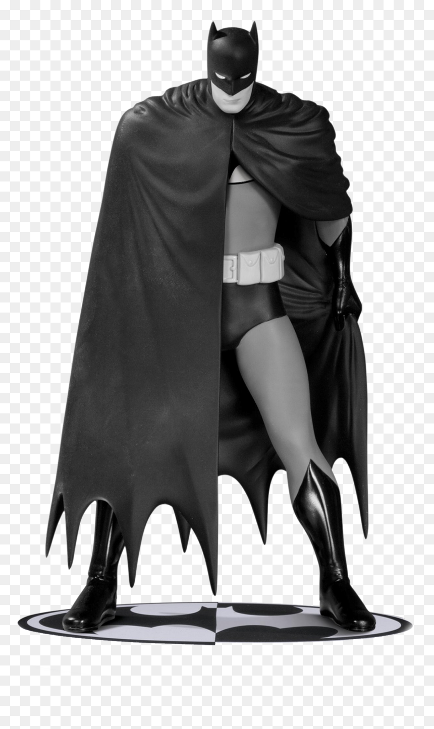 Batman Year One Graphic Novel Review And Batman Timeline - Dc Collectibles Batman Black And White Bruce Timm, HD Png Download - batman cape png