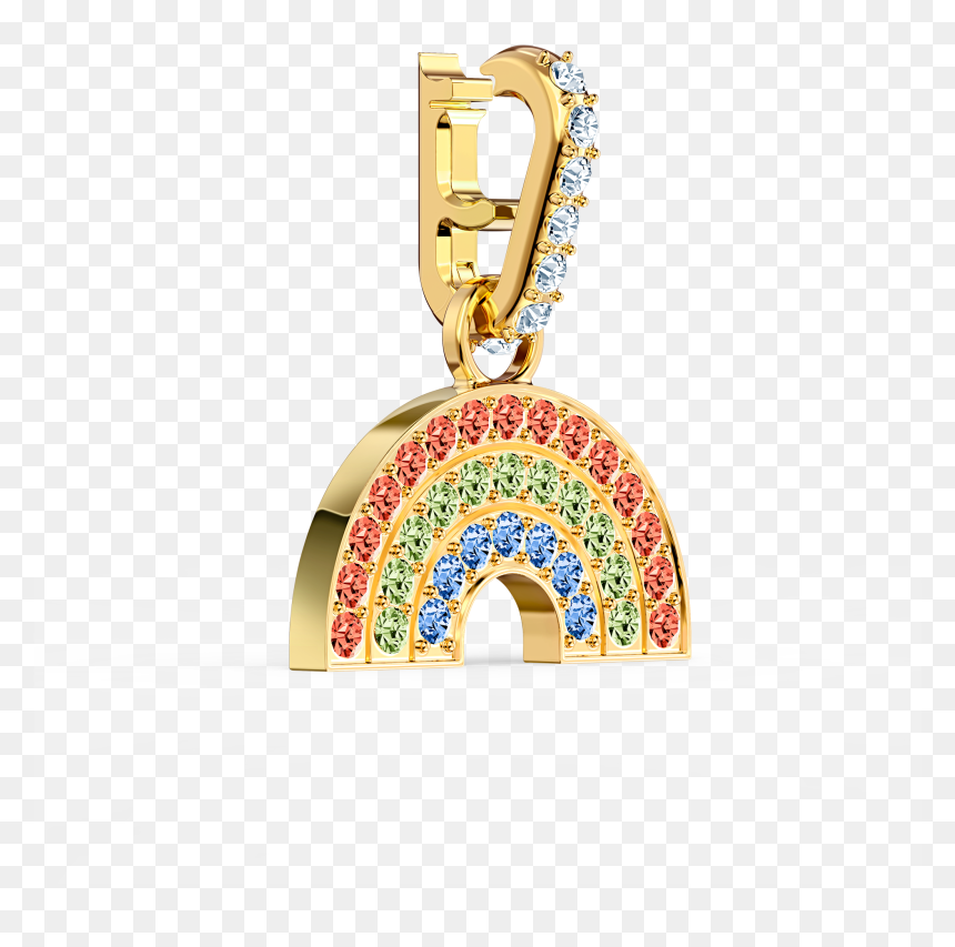 Swarovski Remix Collection Rainbow Charm, Light Multi - Swarovski Rainbow Charm, HD Png Download - rainbow light png