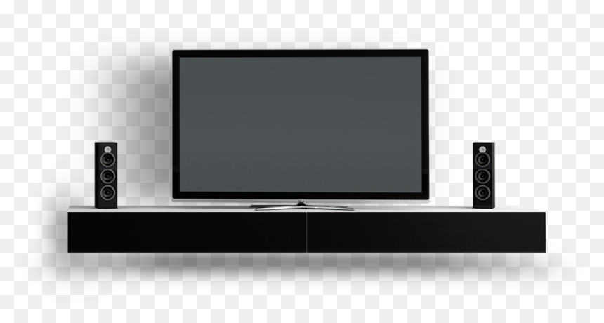 Led-backlit Lcd Display, HD Png Download - televisor png