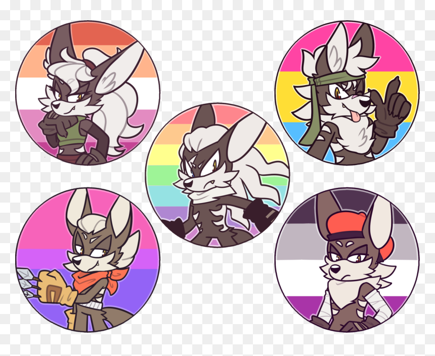 Jackal Squad Pride Month Icons 
thanks To @applequeenopal - Jackal Squad, HD Png Download - jackal png