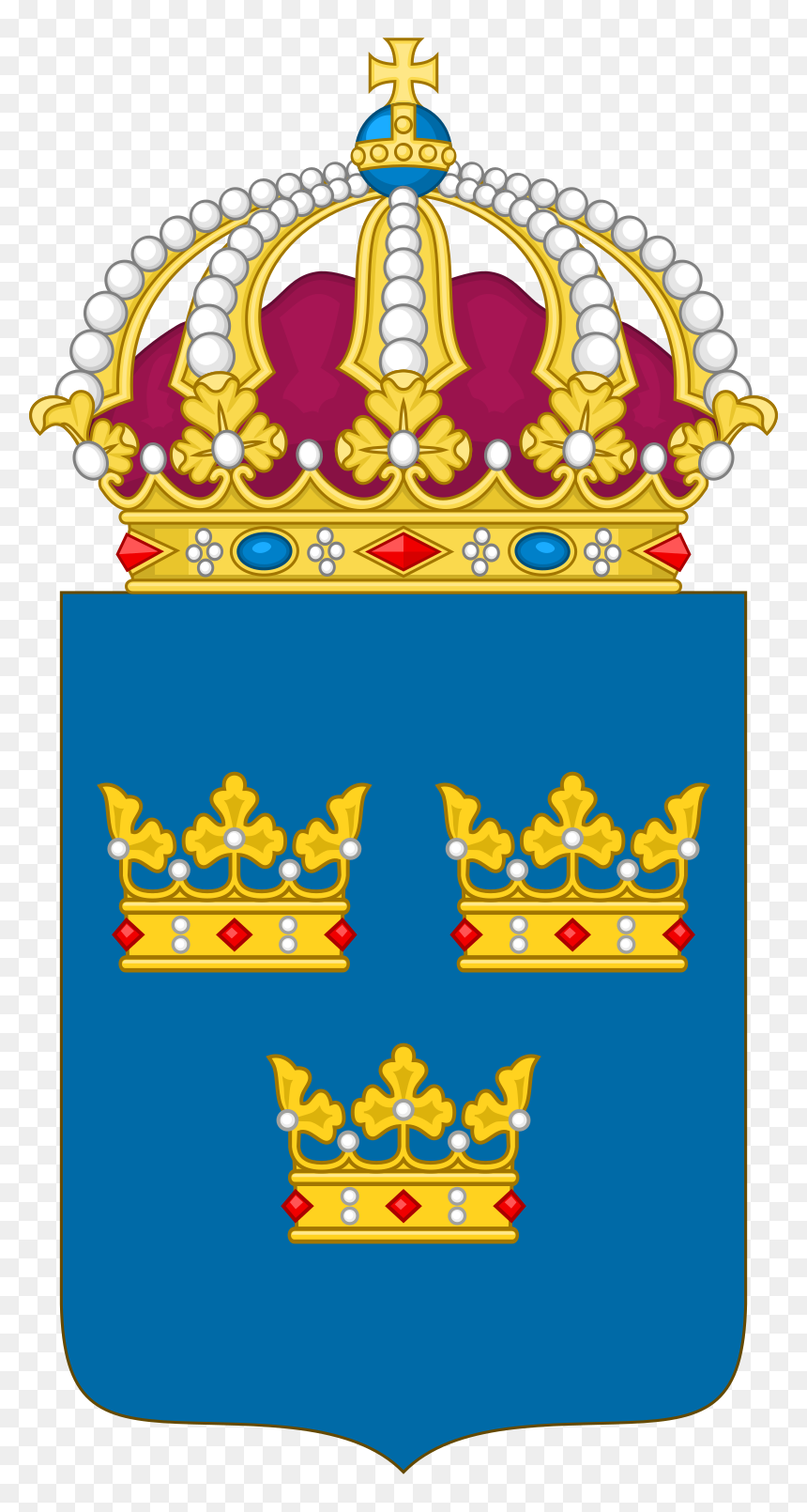 Countryhumans Wiki - Swedish National Courts Administration, HD Png Download - coat of arms template png