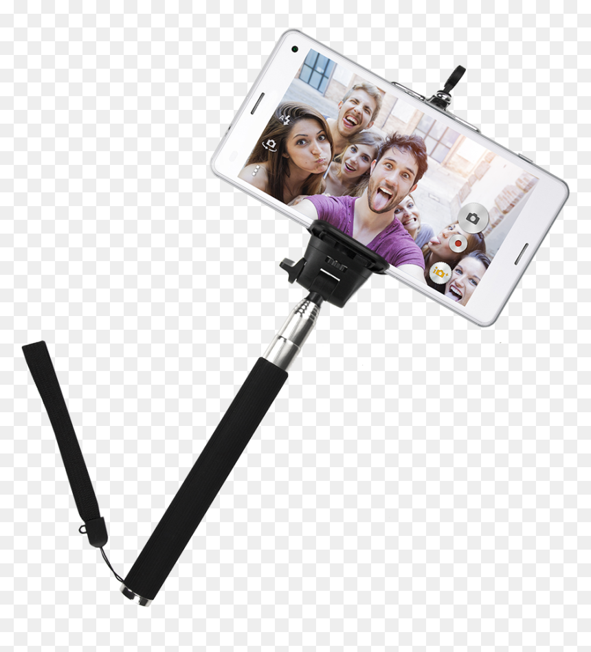 Smartphone, HD Png Download - selfie stick png