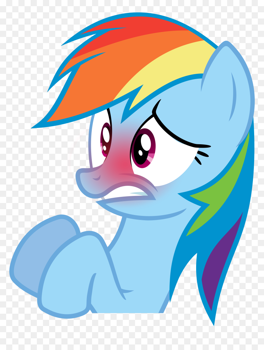 Mlp I Dont Know, HD Png Download - blushing png