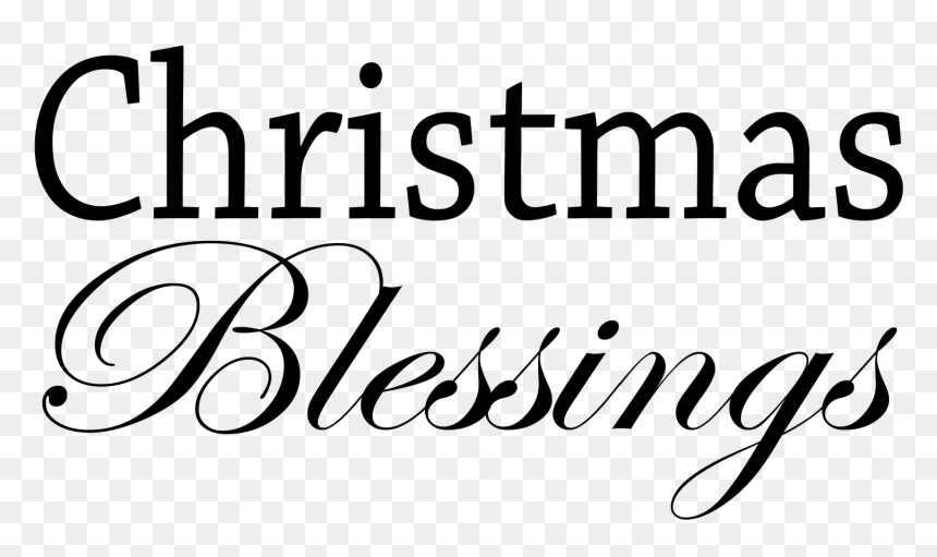 Library Of Christmas Blessings Png Freeuse Stock Png - Calligraphy, Transparent Png - blessed png